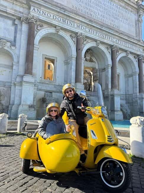 Rome: Vespa Sidecar Tour with Hotel Transfers & Gelato - Castel Sant’Angelo: photos, the Tiber, and a quick history fix