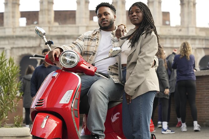 Rome Vespa Tour with Professional Photoshoot - Colosseum Photo Stop: Big Views, Quick Instructions, Great Results