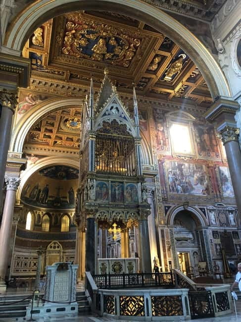 Rome: Via Crucis Pilgrim 3-Hour Walking Tour - St John Lateran: skull relics, the Holy Sponge, and why Peter and Paul matter