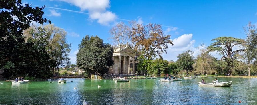 ROME: Villa Borghese Lake tour by boat paddling independently +aperitivo - Key highlights worth planning around
