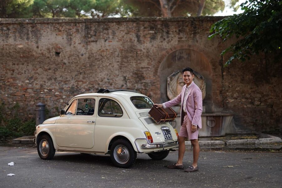 Rome: Vintage Car Tour with Professional Photographer - Meeting at Oppio Cafe, then getting rolling