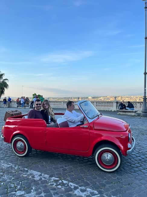 Rome: Vintage Fiat 500 Cabriolet Private City Tour - Piazzale Socrate to Janiculum Hill, the viewpoints that make you stop talking