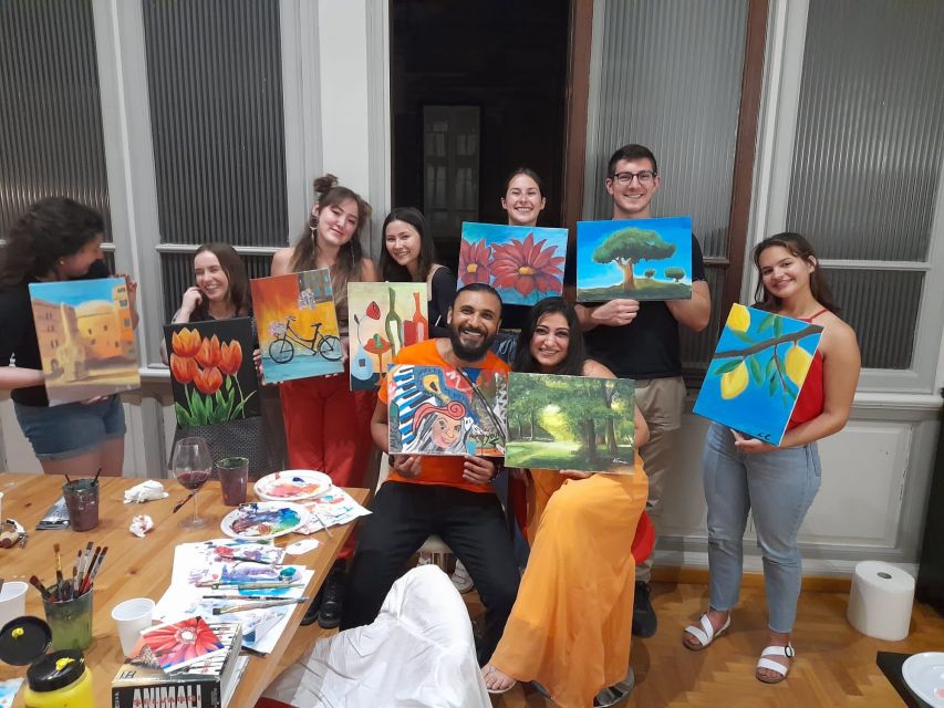Rome: Wine and Paint Experience in Piazza Navona - A Fun Night Off the Usual Rome Checklist