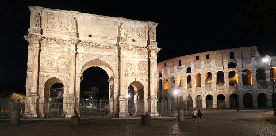Rome: Wonders of Ancient Rome at Dusk - Colosseum exterior focus: construction, spectacle, and arena stories