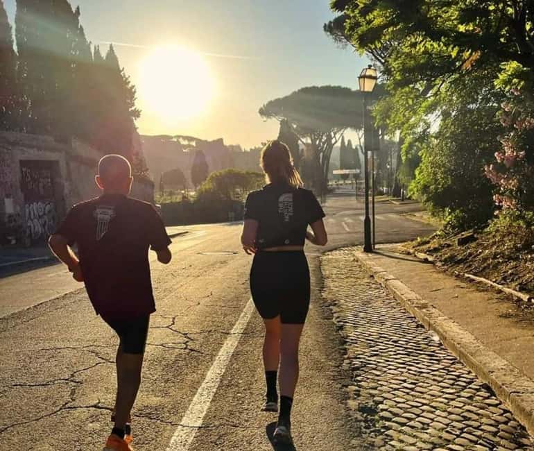Running Tours Rome 9km [shared or private] - The Roman Forum stop that turns motion into context