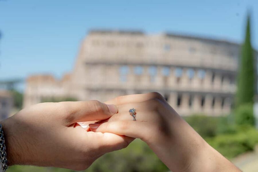 Secret Proposal Photoshoot in Rome + Reel - Where You Start in Rome, Largo Gaetana Agnesi to Monte Oppio