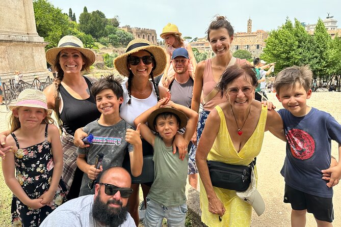 Semi Private Guided Tour of the Colosseum & Forums for Kids & Families in Rome - Roman Forum Stop: Temples, Power Centers, and Activity Time