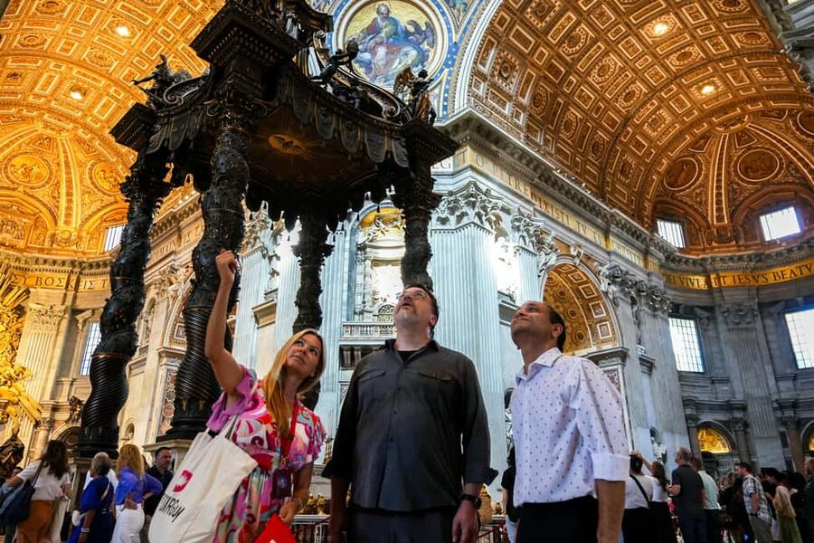 Skip-The-Line Vatican Museum, Sistine Chapel & Basilica Tour - St. Peter’s Basilica via Scala Regia: skipping the most annoying queue