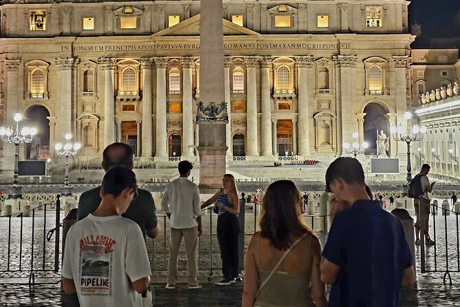 St. Peter's Basilica Dome to Underground Grottoes Tour - St. Peter’s Square: Bernini’s visual tricks and the 2500-year obelisk