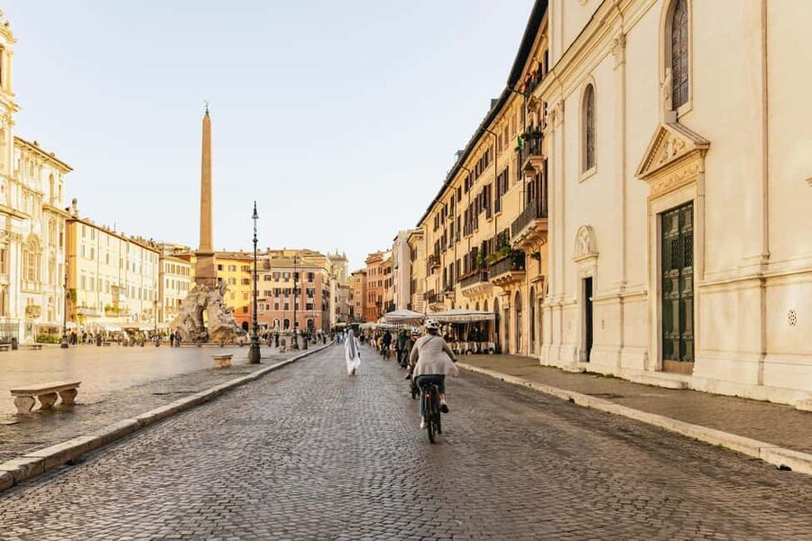 Sunrise in Rome: Small Group E-Bike Tour & Italian breakfast - Campidoglio Hill at sunrise, the viewpoint that makes it click