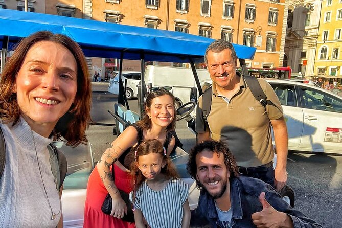 Sunset/By Night Private Tour of Rome by Golf Cart Gelato or Wine - Meeting Point and Pickup, Then Rolling Toward the Colosseum
