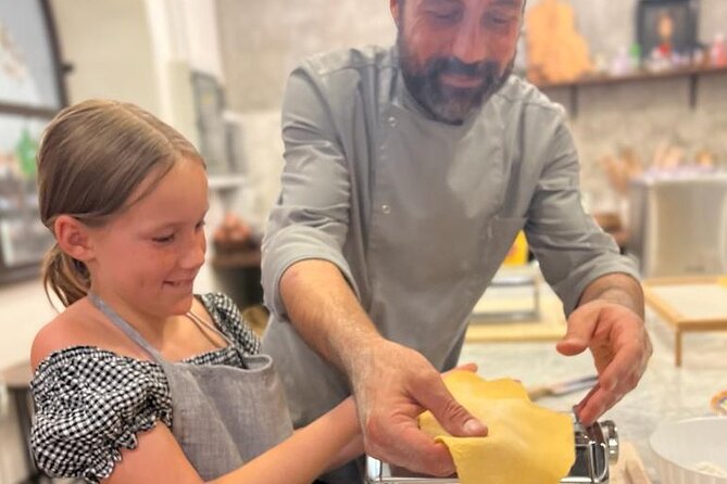 Super Fun Pasta & Gelato Class by Vatican with Wine + Oil Tasting - What you’ll cook: handmade pasta, seasonal tomato sauce, and gelato