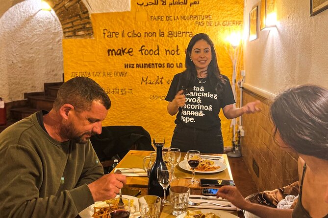 Tastes of Trastevere: Pasta, Gelato & Roman Delights Food Tour - Vegetarian options, but gluten-free and vegan are not supported