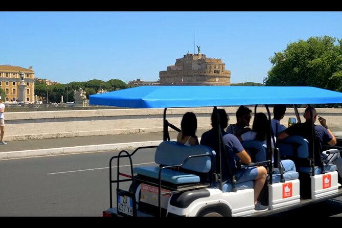 The best of Rome by Golf Cart - private tour - Colosseum stop: great views, but you still need to plan tickets