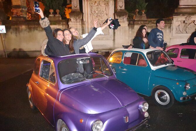 The Original Fiat 500 Night Tour of Rome - Meeting point, pickup, and the small-car reality