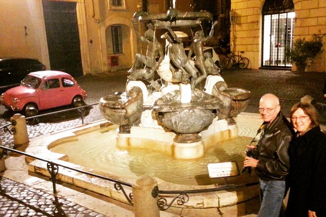 The Original Fiat 500 Night Tour of Rome - St. Peter’s Square at night: a big space with quick payoff
