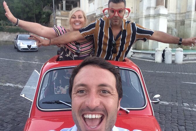 The Original Fiat 500 Night Tour of Rome - Porta San Paolo and the Egyptian pyramid surprise