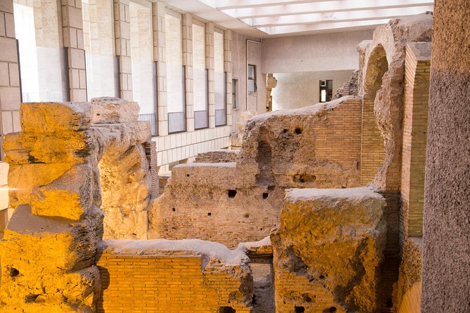 Ticket to Piazza Navona Undergrounds Stadium of Domitian - Getting oriented underground, before you start listening