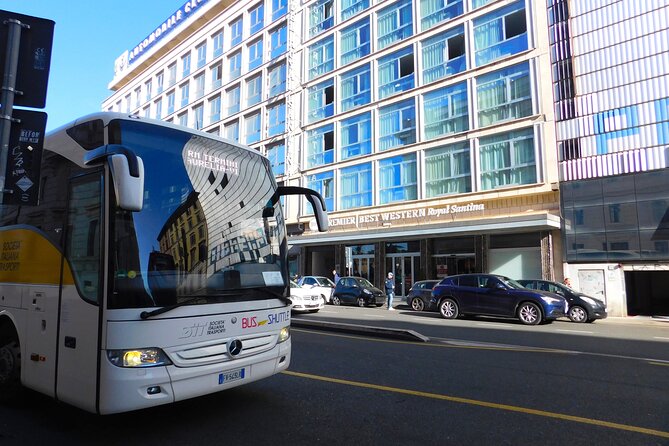 Transfer Ciampino Airport - Rome City Center Shuttle Bus - On board: comfort, air-conditioning, and luggage space