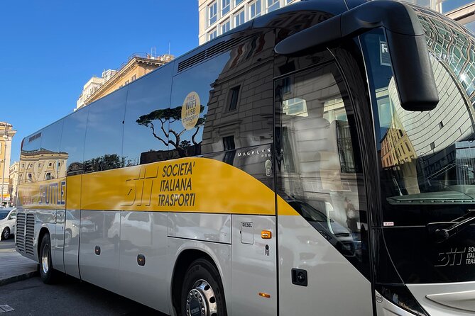 Transfer Fiumicino Airport from/to Vaticano shuttle bus - Mobile Ticket and Day-Long Flexibility: The Real Value