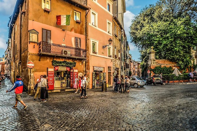 Trastevere and Jewish Ghetto Food and Wine Tour - Il Portico di Ottavia and the Walk Toward the Tiber