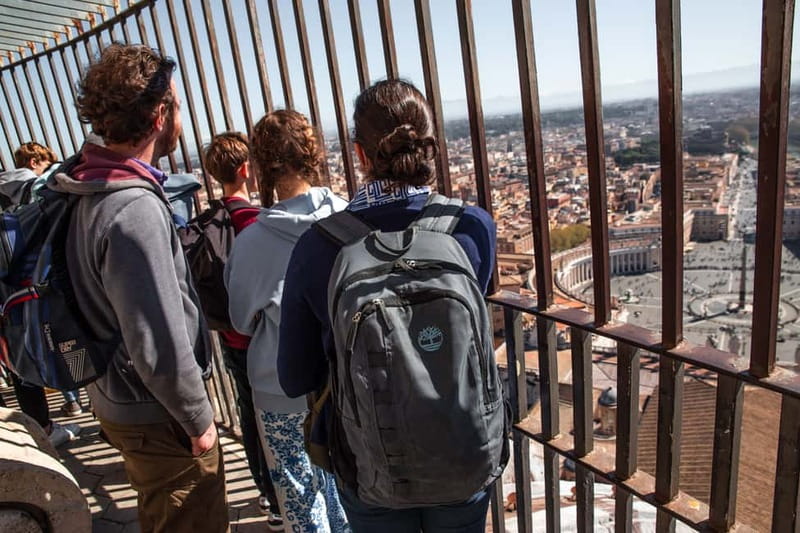 Vatican: St. Peter’s Basilica, Dome Climb & Papal Tombs Tour - Dome climb: elevator to the first balcony, then stairs to the main dome