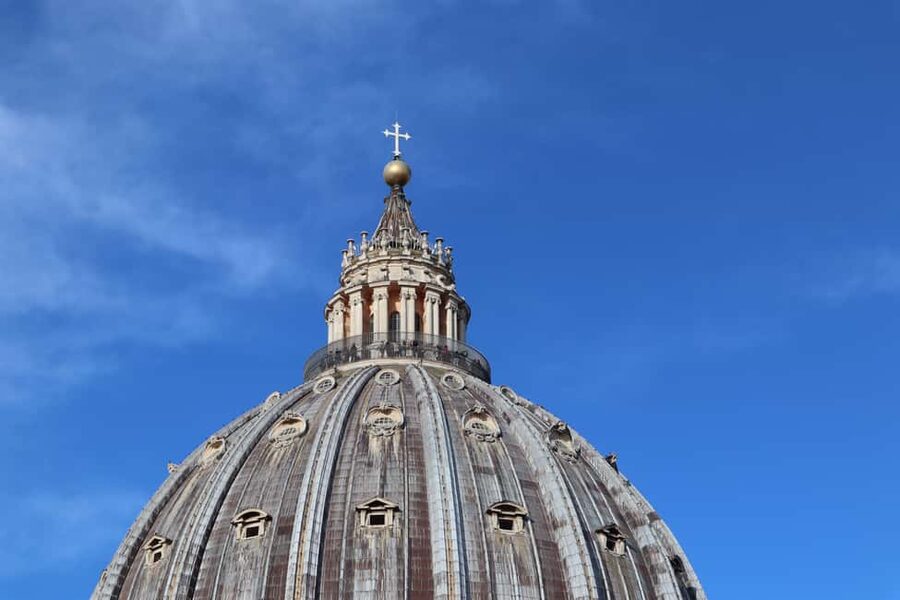Vatican: St. Peter’s Basilica & Dome Ticket with Audioguide - Climbing St. Peter’s Dome: Stairs, Elevators, and Time Math