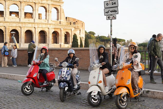 Vespa scooter Journey with Professional Photography - Entering Rome by Vespa, not by bus