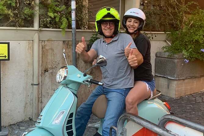 Vespa Tour in Rome Driven by Us with Optional Pick Up - Terme di Caracalla Spa and Colosseum: seeing big names without the day getting stuck