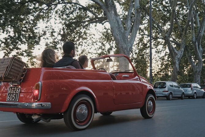 Vintage Fiat 500 Cabriolet: Rome's Highlight Semi Private Tour - Gianicolo Hill: panoramic stop with prosecco or soft drinks