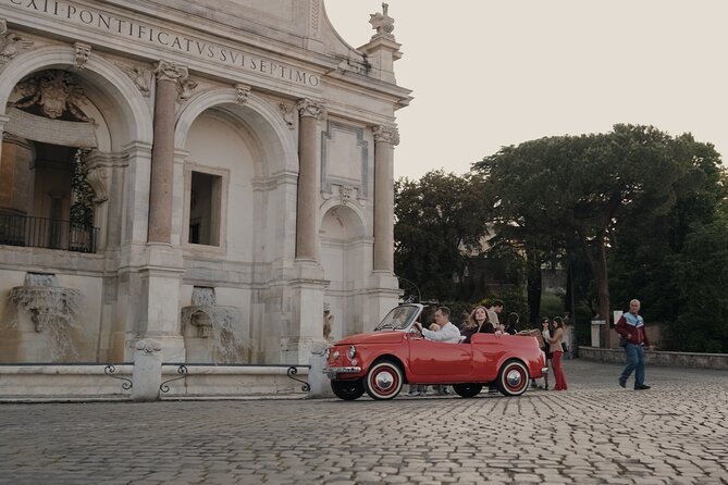 Vintage Fiat 500 Cabriolet: Rome's Highlight Semi Private Tour - Pyramid of Cestius, Baths of Caracalla, and Circus Maximus passes