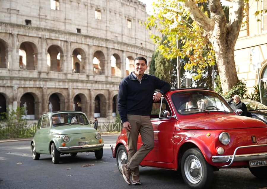 Vintage Fiat500 car Tour by Professional Photographer - Price and value: $74 per person for 2 hours in a classic car