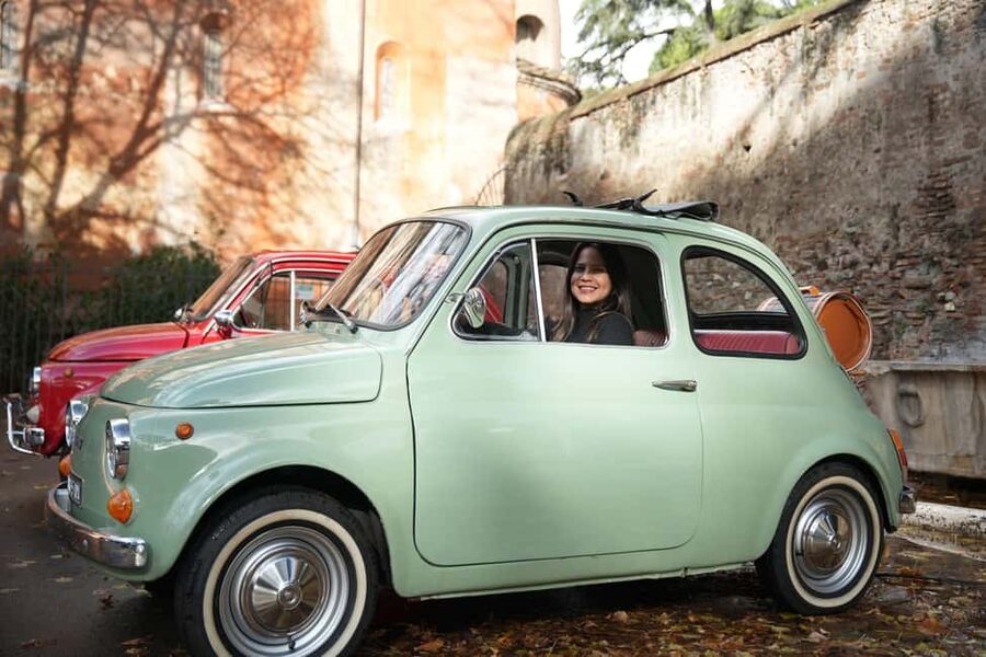 Vintage Fiat500 car Tour by Professional Photographer - Professional photographer: 30 JPEG photos in 5 to 7 days