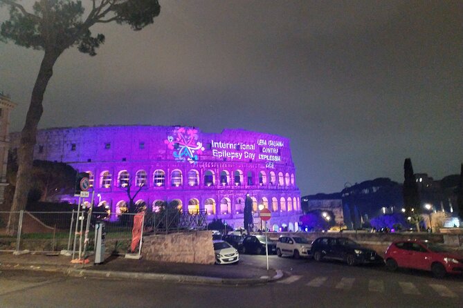Walk the magic of Rome at night - The Pontifical Gregorian University and the Pantheon, seen as living landmarks