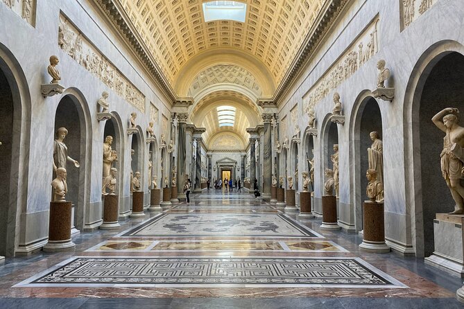 Wednesday Early Morning Sistine Chapel and Vatican I Max 6 People - Vatican Museums route: Pinecone, Greek and Roman galleries, Julius II, and Raphael Rooms